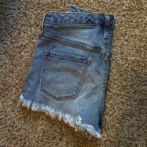 Mossimo ripped high waist shorts.